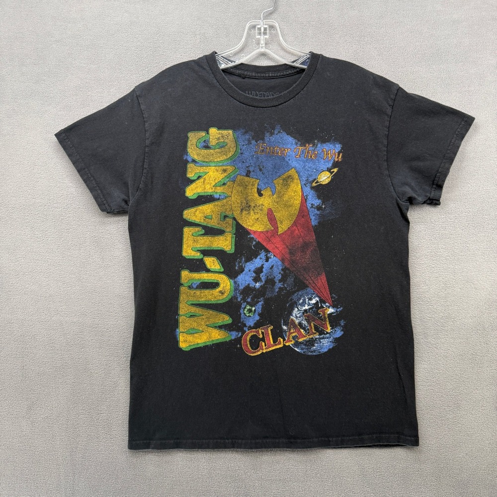 Wu-Tang Clan T-Shirt Enter The Wu Space Mens Medium Black Hip Hop Rap
